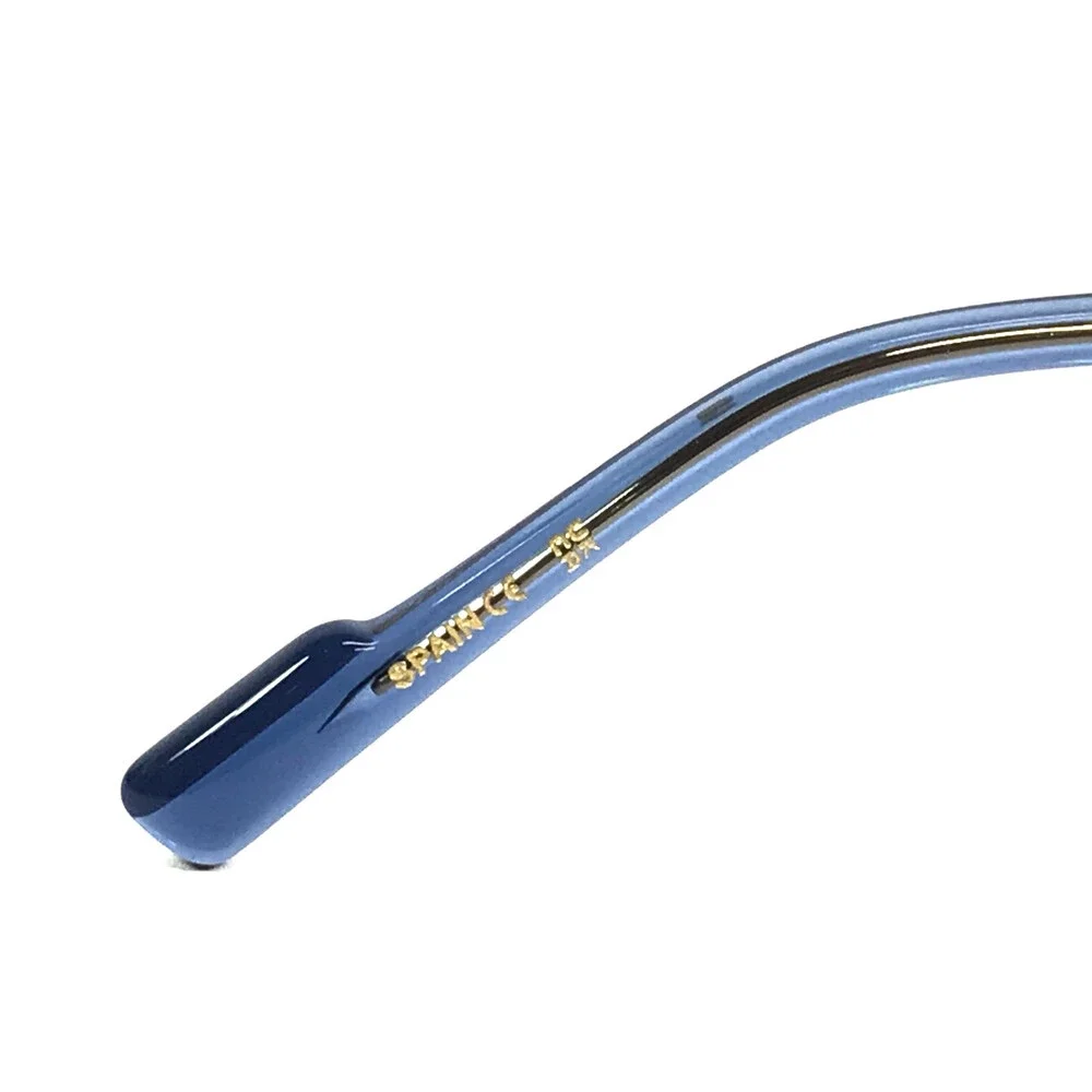 Etnia Barcelona Eyeglasses Frames STELE BLHV Blue Havana Heptagonal 56-16-138